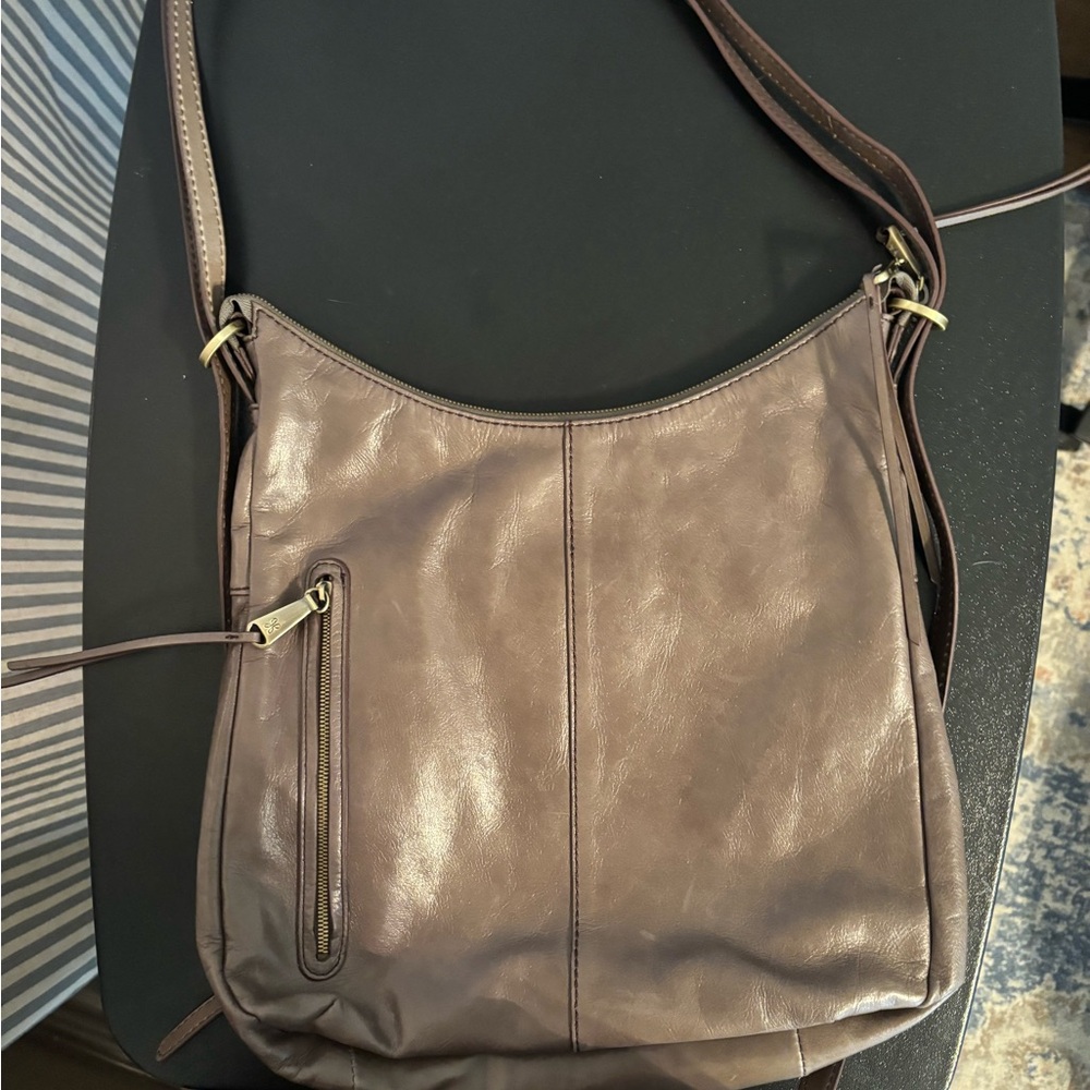 HOBO Brown Leather Backpack with Slouchy Design